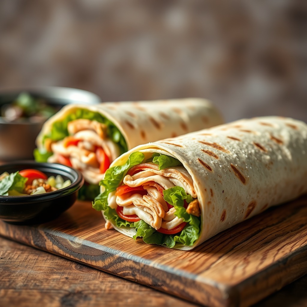 Classic Turkey Wrap - turkey wrap sandwich recipes