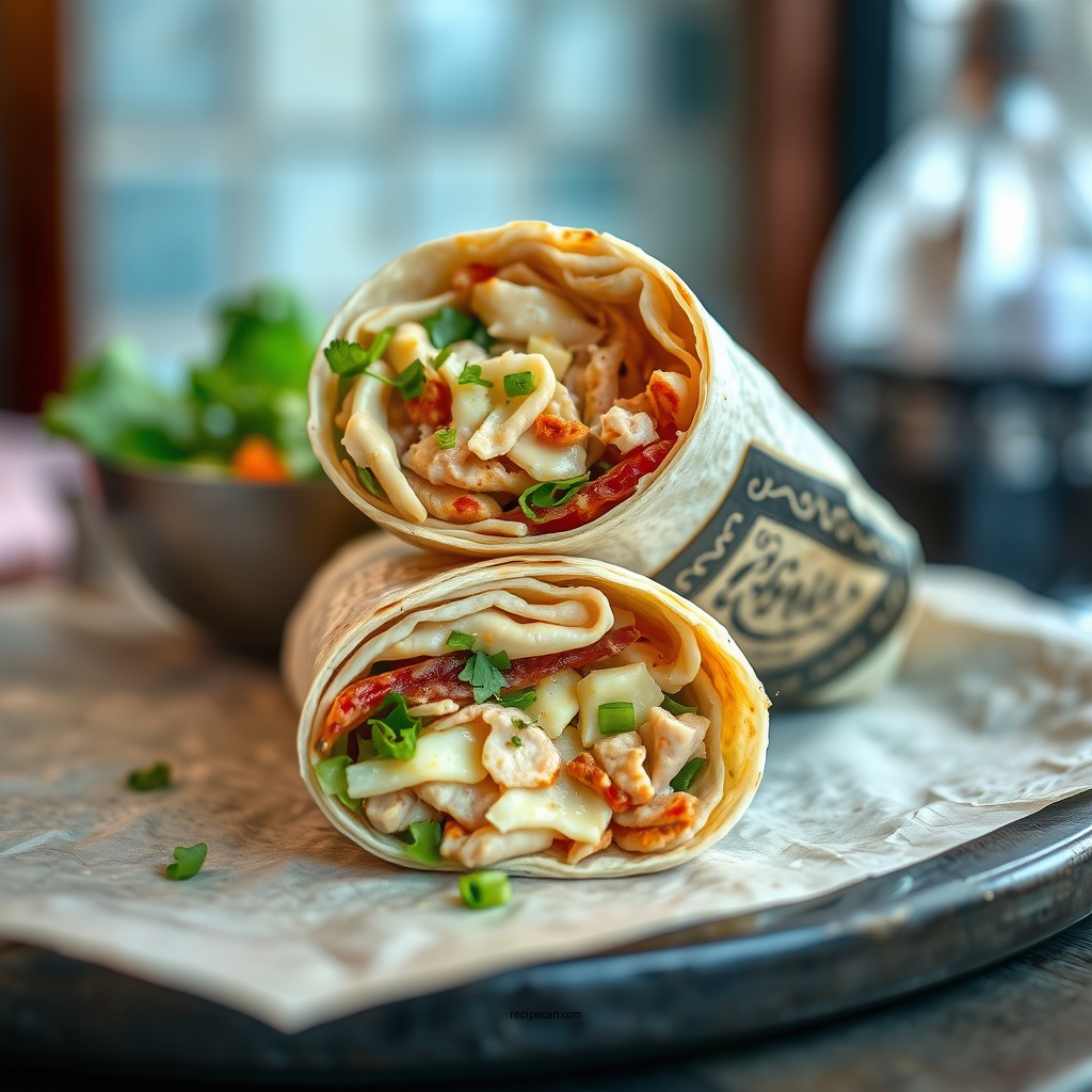 Classic Turkey and Cheese Wrap - turkey wraps recipes