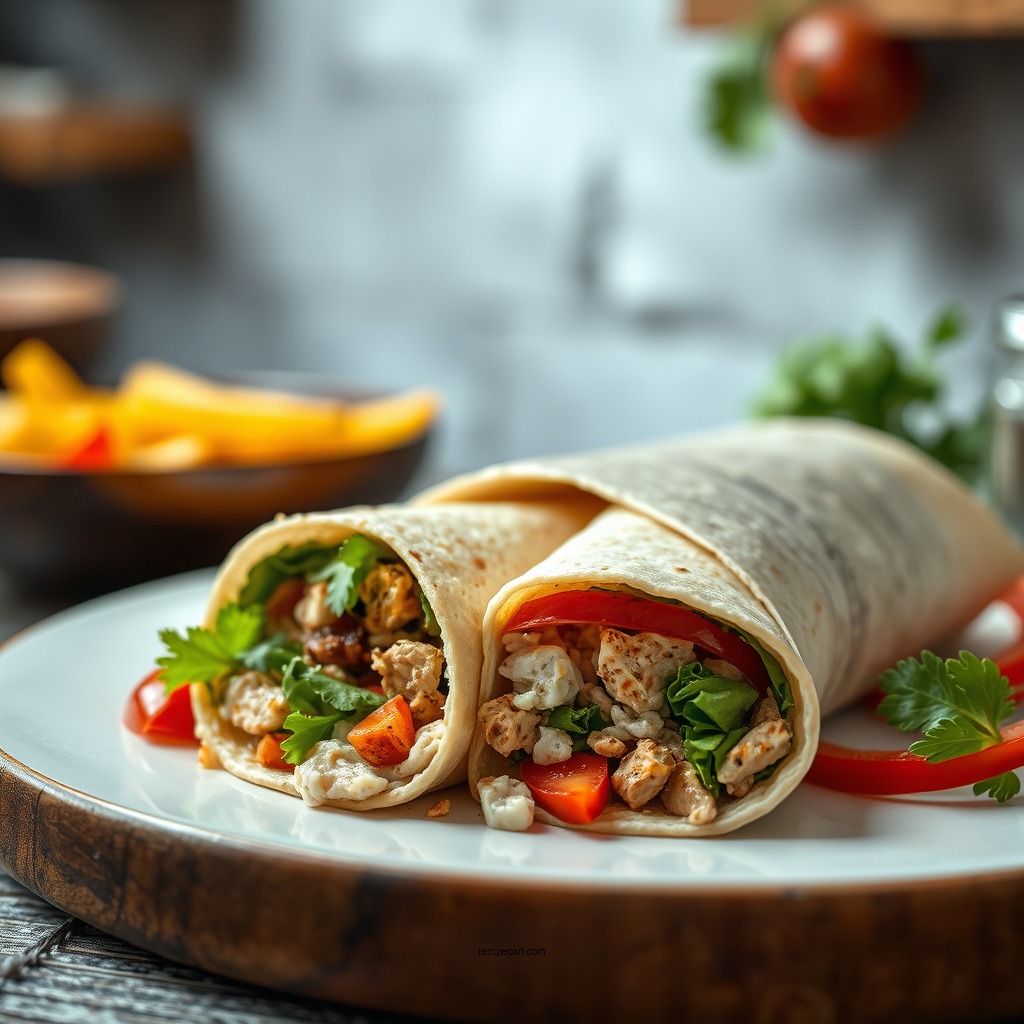 Mediterranean Turkey Wrap - turkey wraps recipes