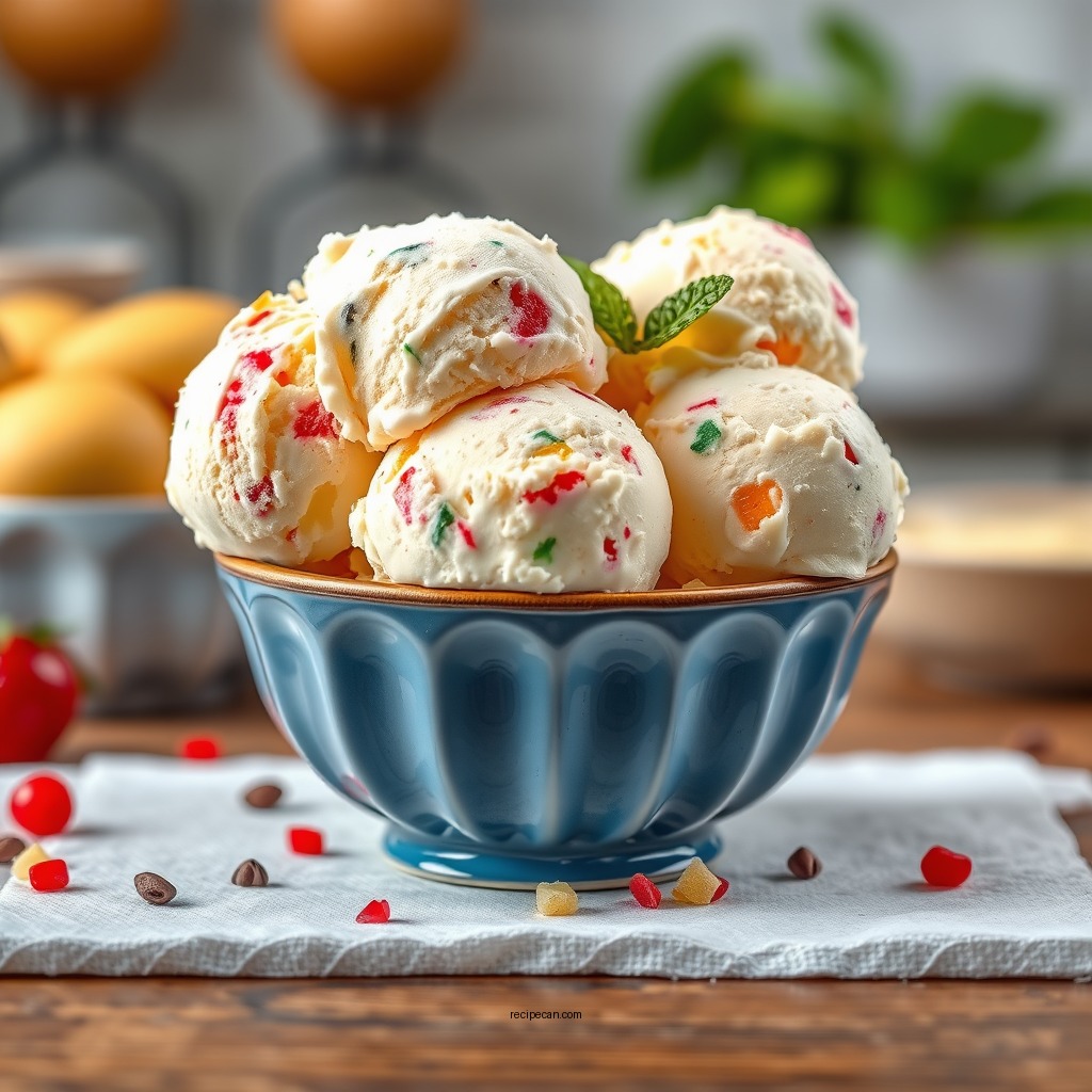Ingredients You'll Need - tutti frutti ice cream recipe