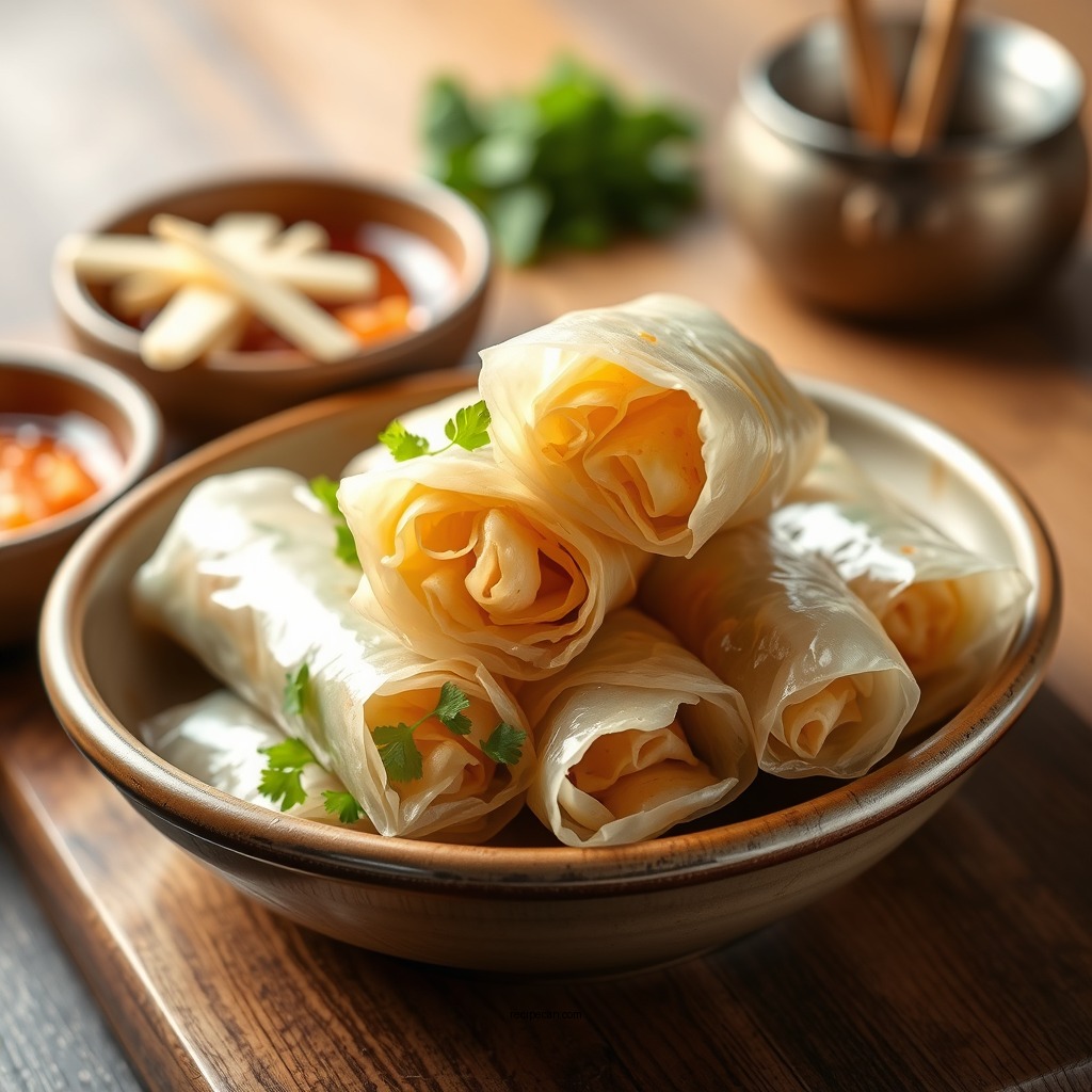 Essential Ingredients for Uncooked Spring Rolls - uncooked spring rolls recipe