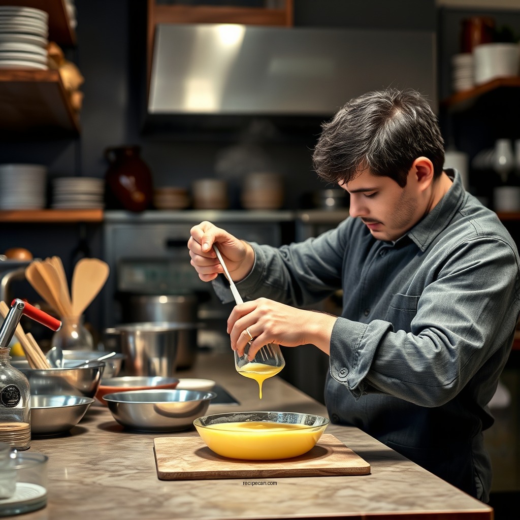 Preparation Steps - vanilla custard recipe