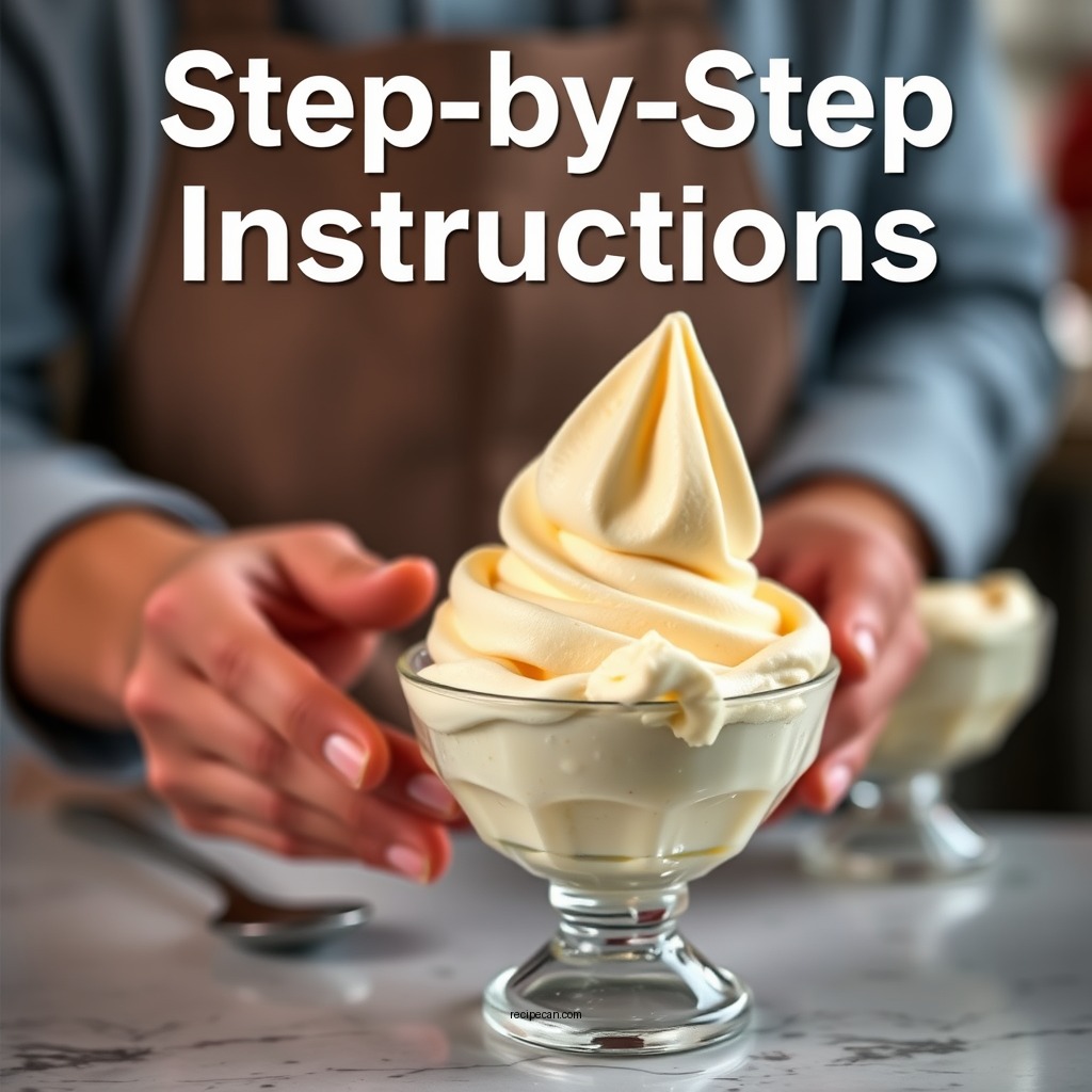 Step-by-Step Instructions - vanilla frozen custard recipe