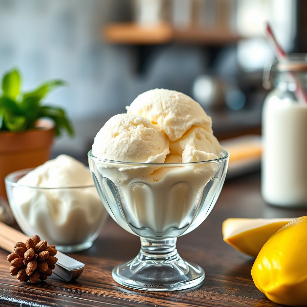 Ingredients You'll Need - vanilla ice cream recipe no eggs condensed milk
