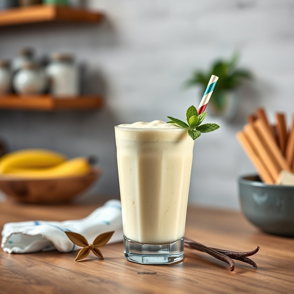 Classic Vanilla Protein Smoothie - vanilla protein powder smoothie recipes