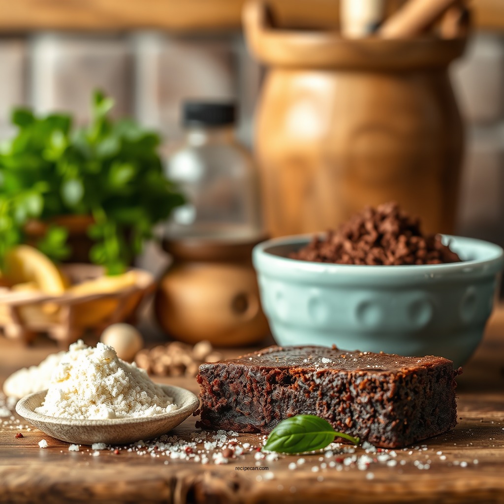 Ingredients You'll Need - veg chocolate brownie recipe