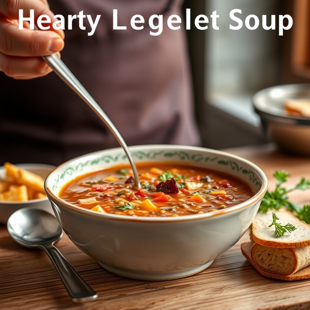 Hearty Vegetable Lentil Soup - vegan and gluten free soup recipes