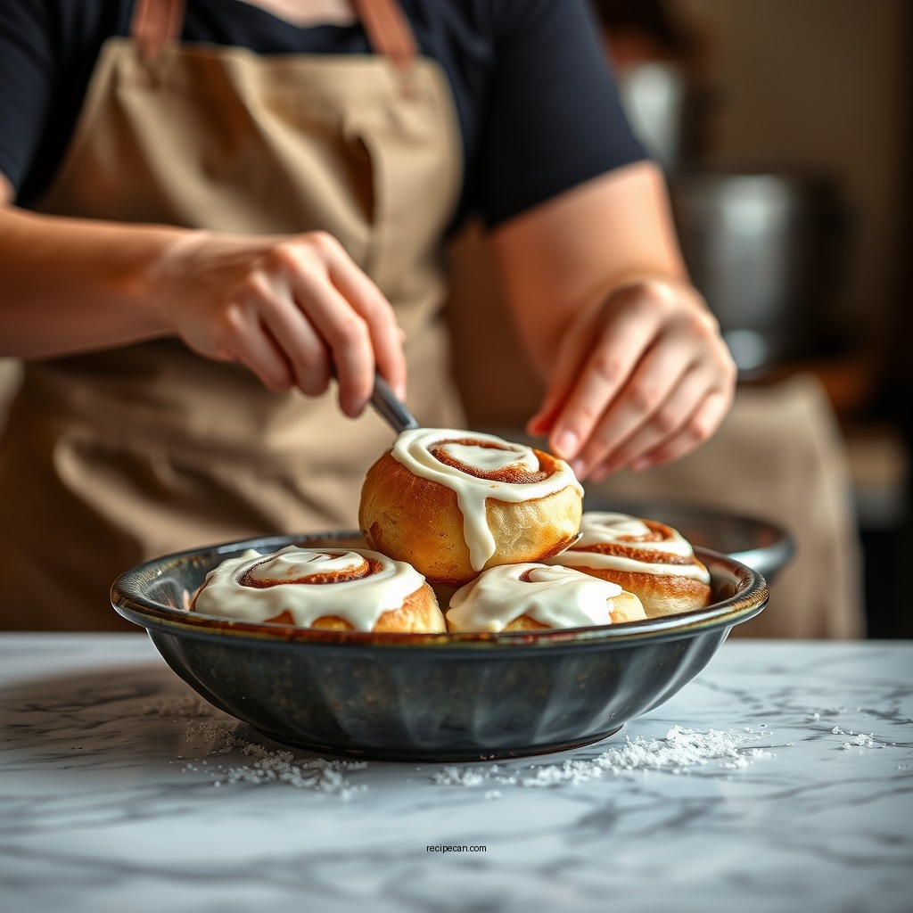 Step-by-Step Preparation - vegan cinnamon rolls recipe