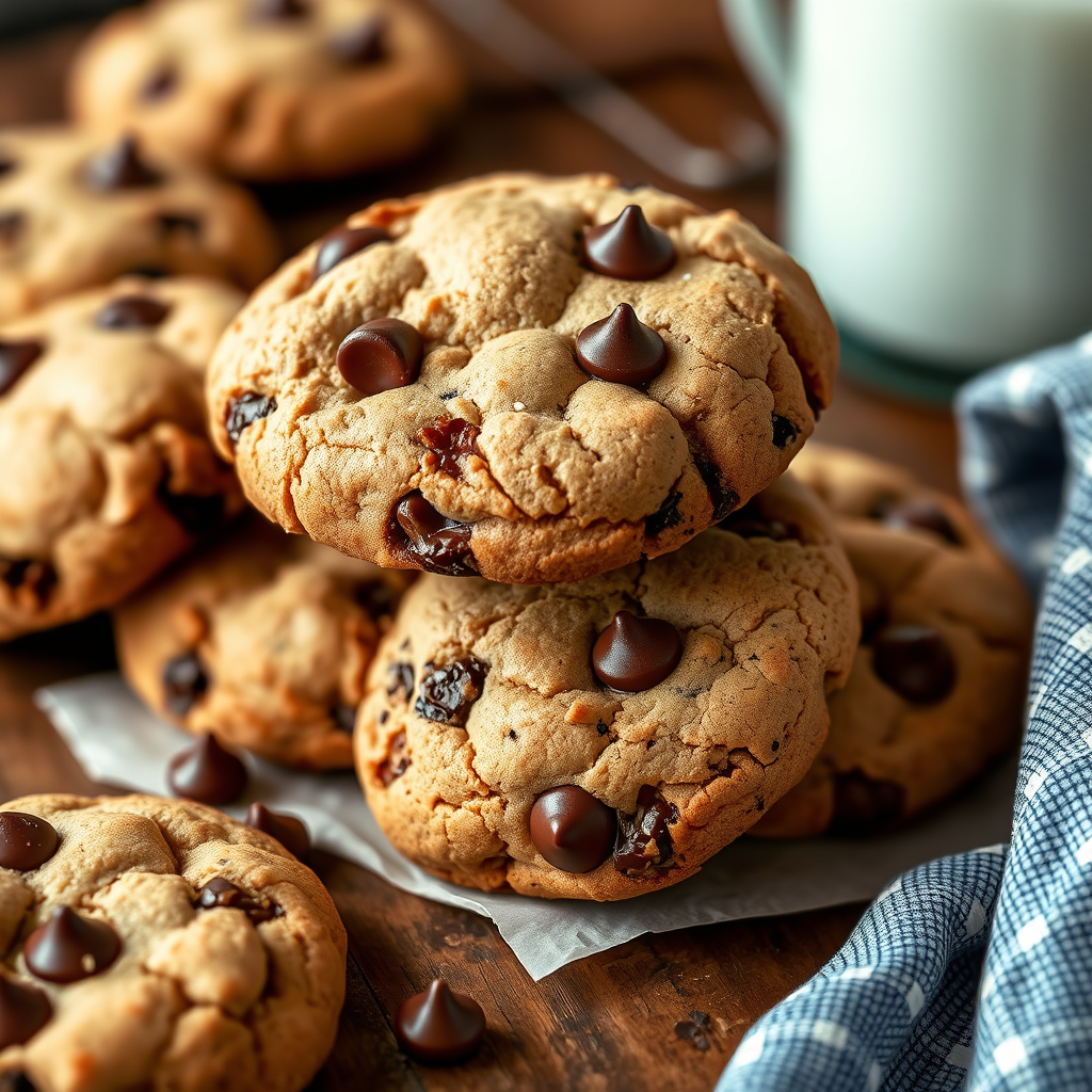 Classic Vegan Chocolate Chip Cookies - vegan cookie recipes