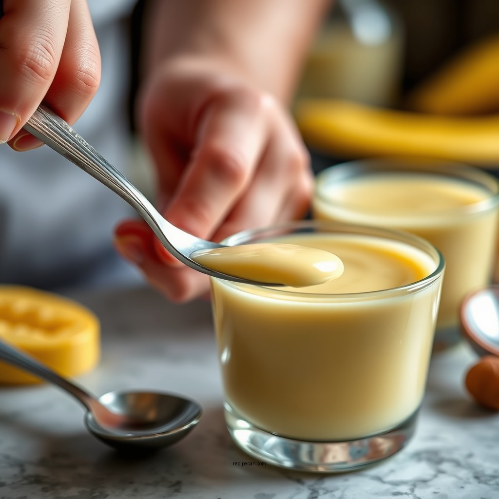 Thickening the Custard - vegan custard recipe