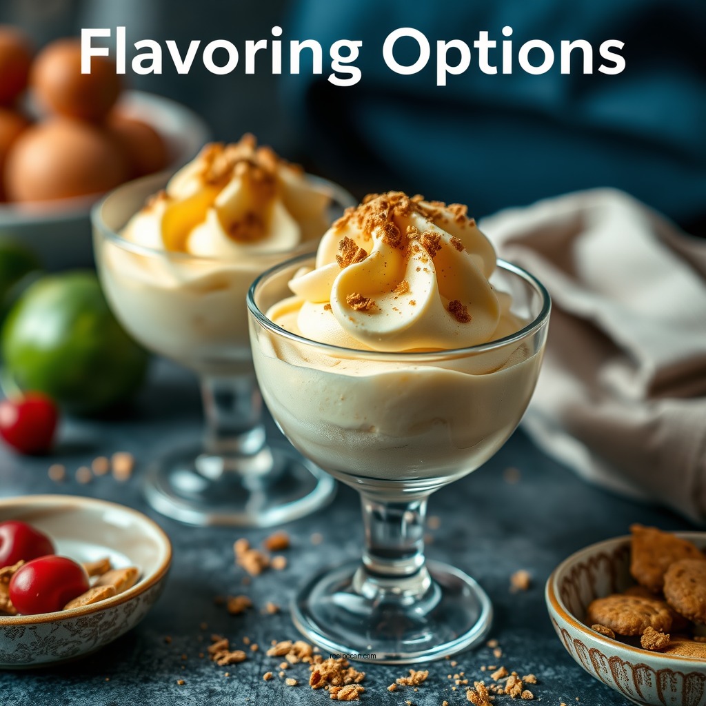 Flavoring Options - vegan mousse recipe