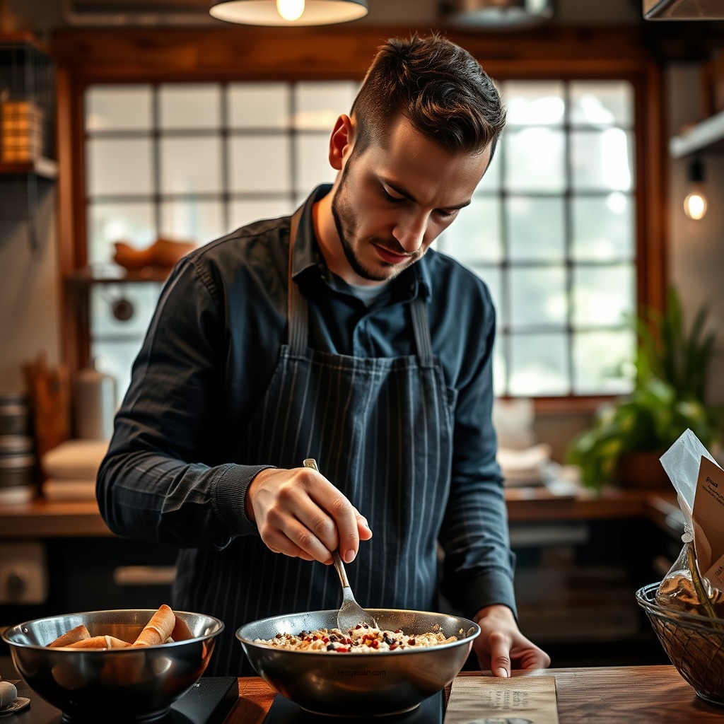 Step-by-Step Preparation Process - vegan overnight oats recipe