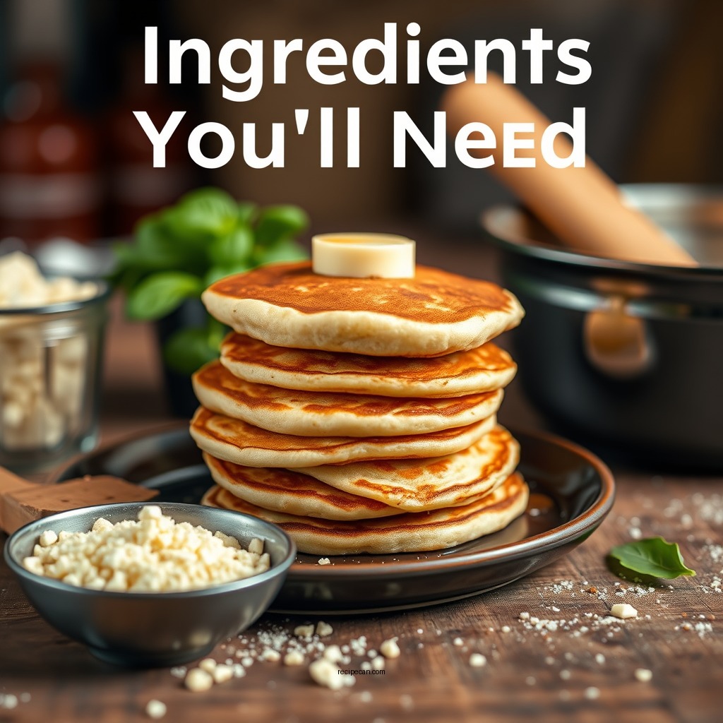 Ingredients You'll Need - vegan pancake recipe
