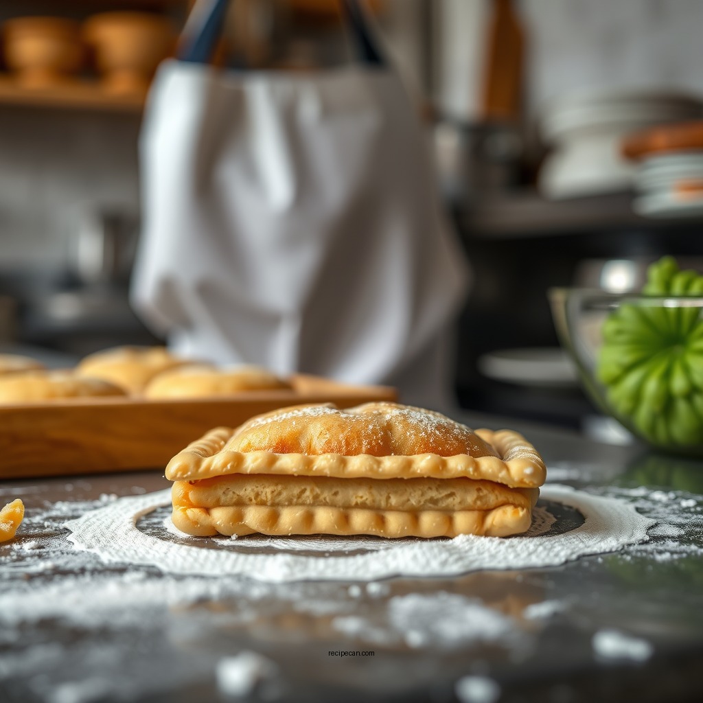 Preparing the Dough - vegan pop tart recipe
