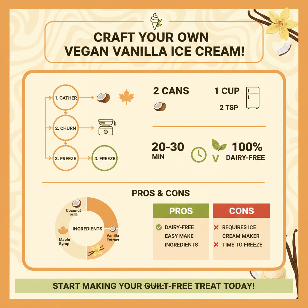 vegan vanilla ice cream recipe - Data Infographic and Statistics