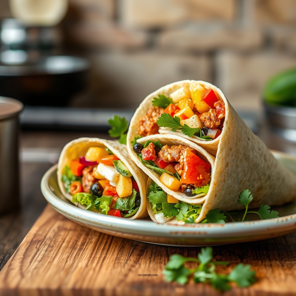 Flavorful Fillings for Vegan Wraps - vegan wrap recipes