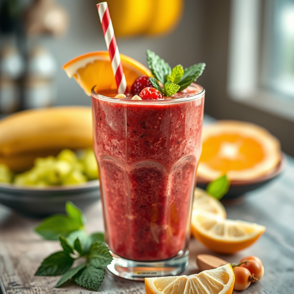 Tropical Paradise Smoothie - vegetarian smoothie recipes