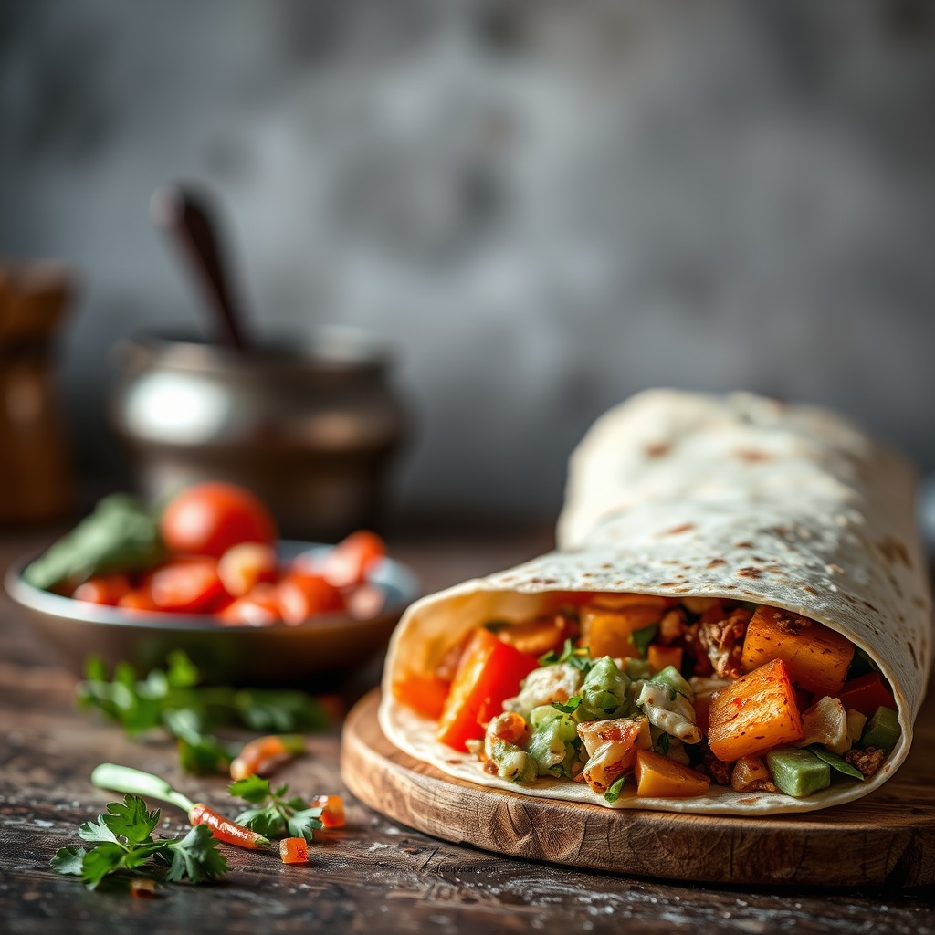 Essential Ingredients for a Vegetarian Wrap - vegetarian wrap recipe