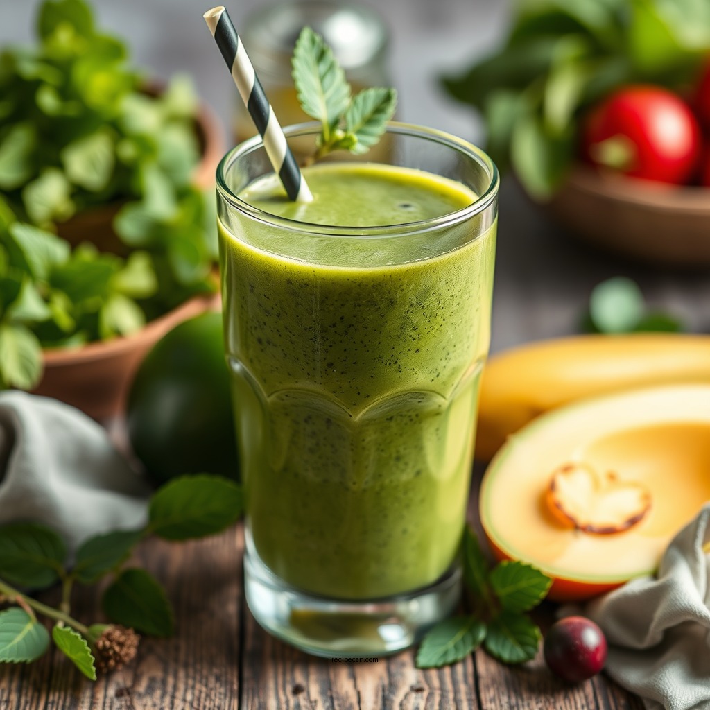 Classic Green Smoothie Recipe - veggie fruit smoothie recipes