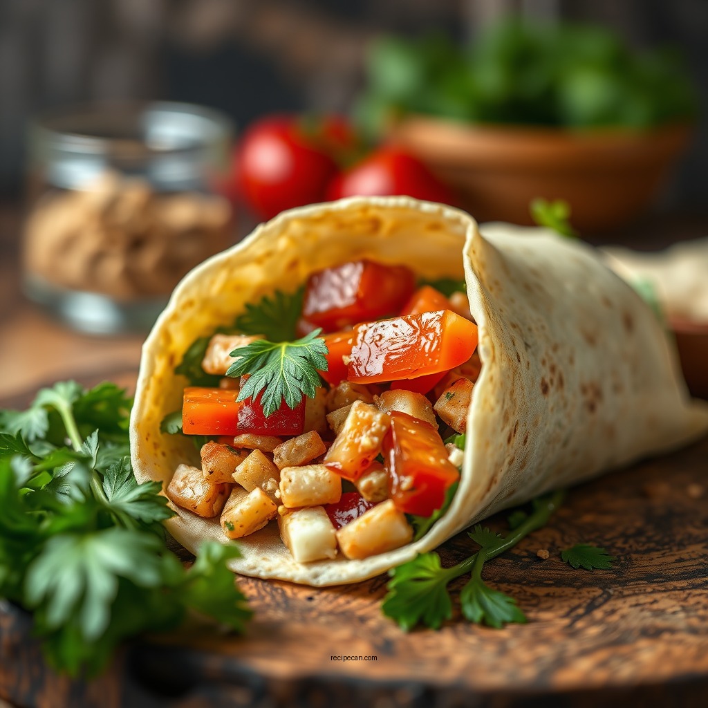 Ingredients You'll Need - veggie wrap recipe