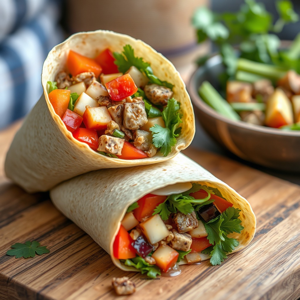 Mediterranean-Inspired Wrap - veggie wrap recipes