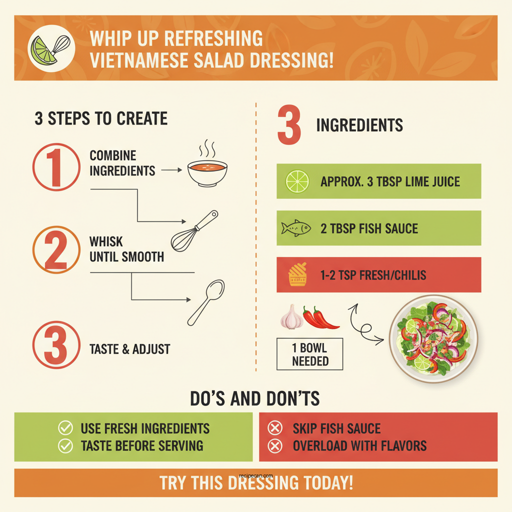 vietnamese salad dressing recipe - Data Infographic and Statistics