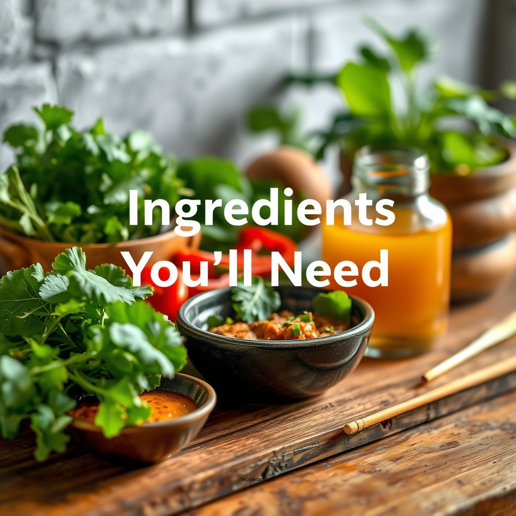 Ingredients You’ll Need - vietnamese salad dressing recipe