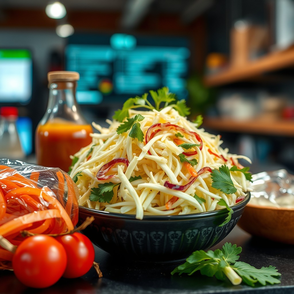 Ingredients You'll Need - vinaigrette coleslaw recipe