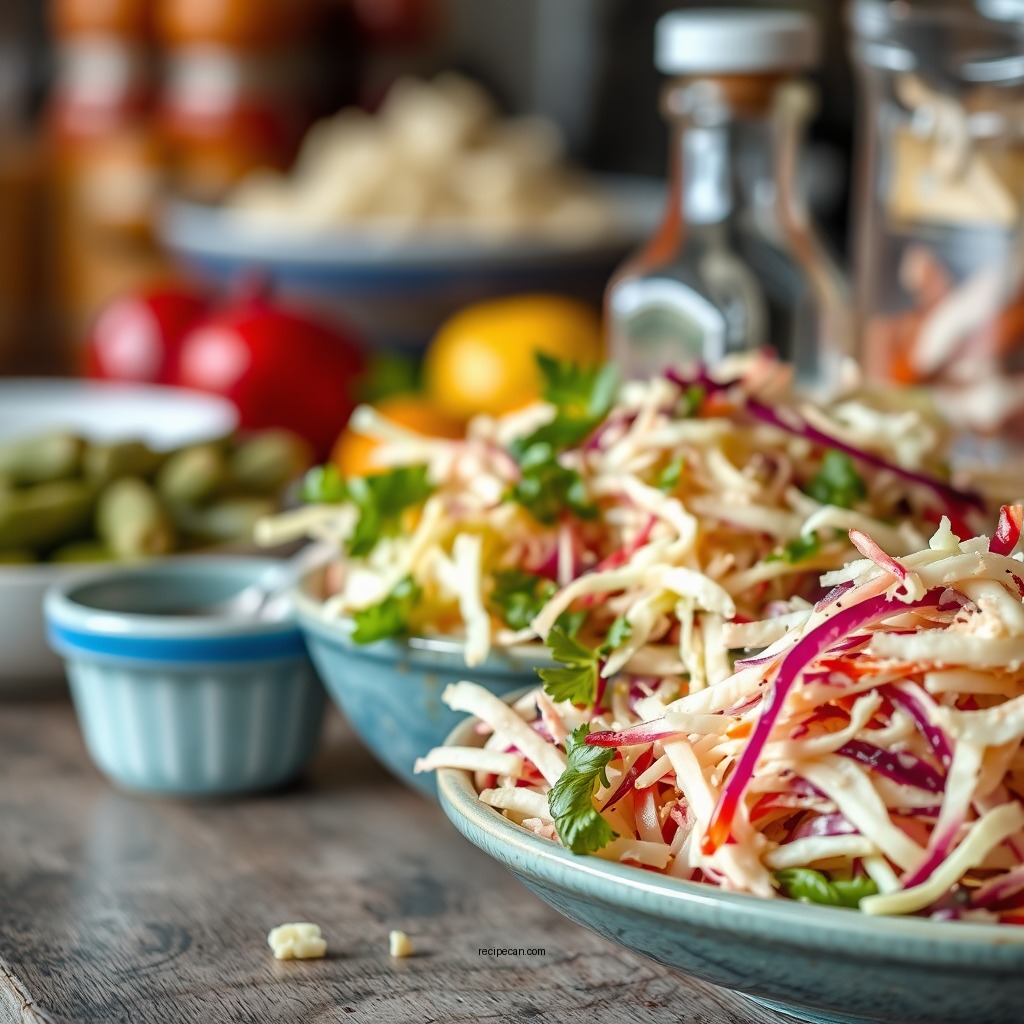 Ingredients You'll Need - vinegar coleslaw recipe