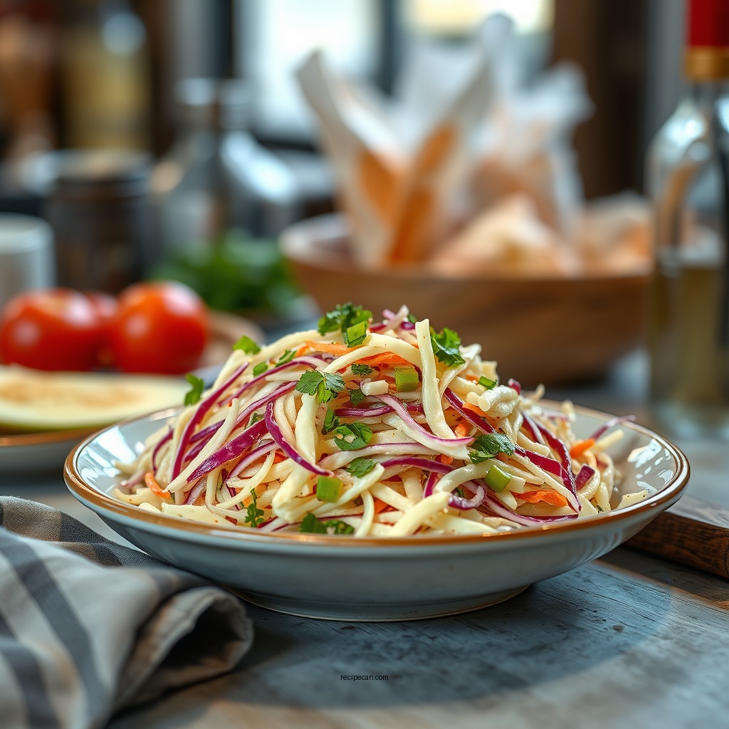 Sweet and Tangy Vinegar Coleslaw - vinegar coleslaw recipes