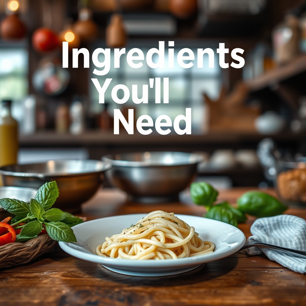 Ingredients You'll Need - vodka pasta sauce recipe