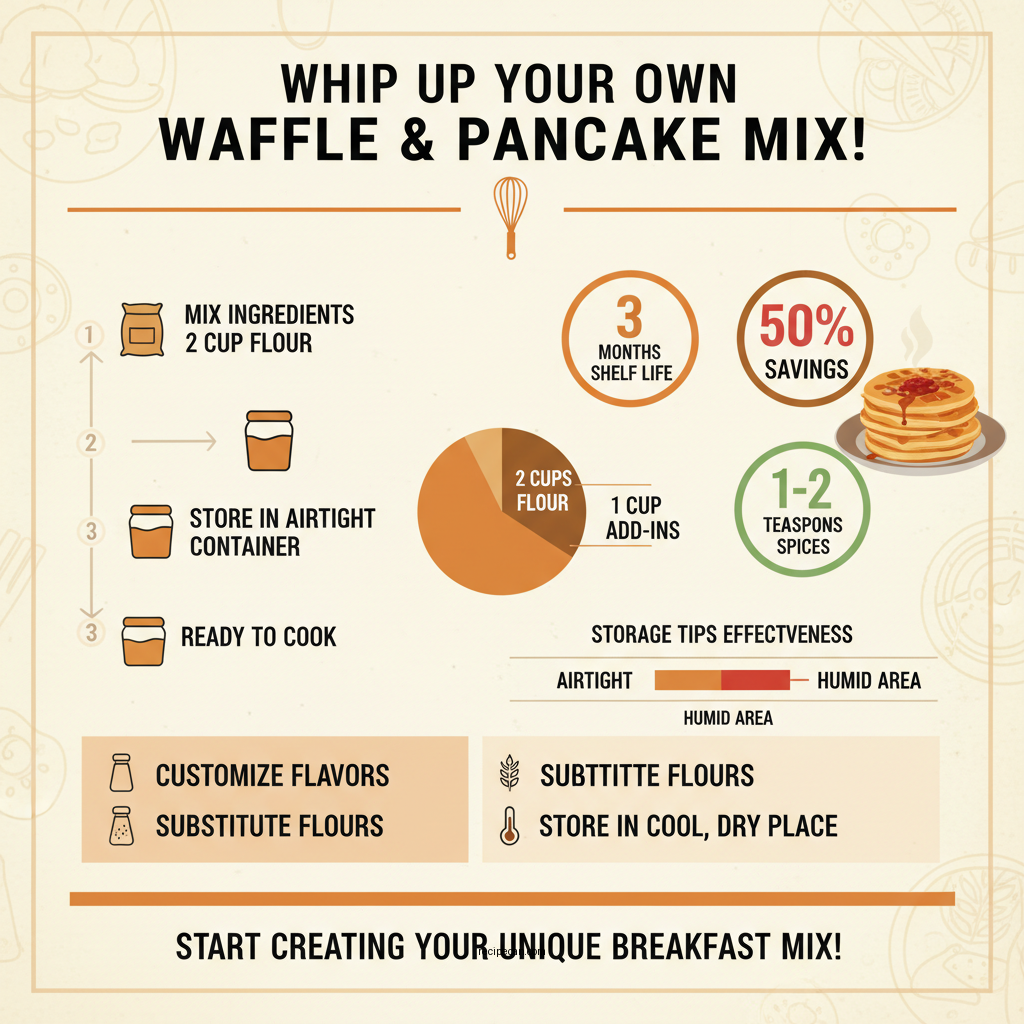 waffle and pancake mix recipe - Data Infographic and Statistics
