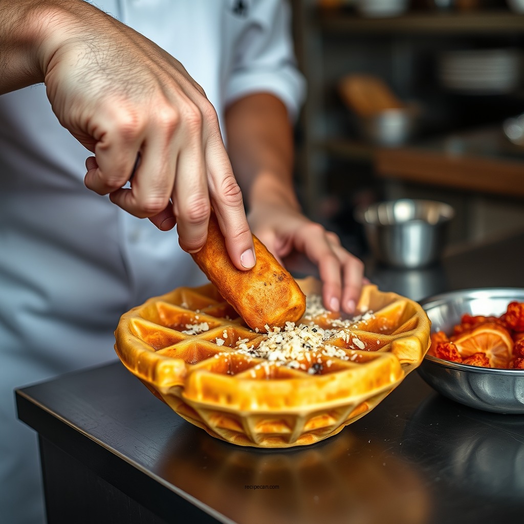 Step-by-Step Instructions - waffle bowl recipe