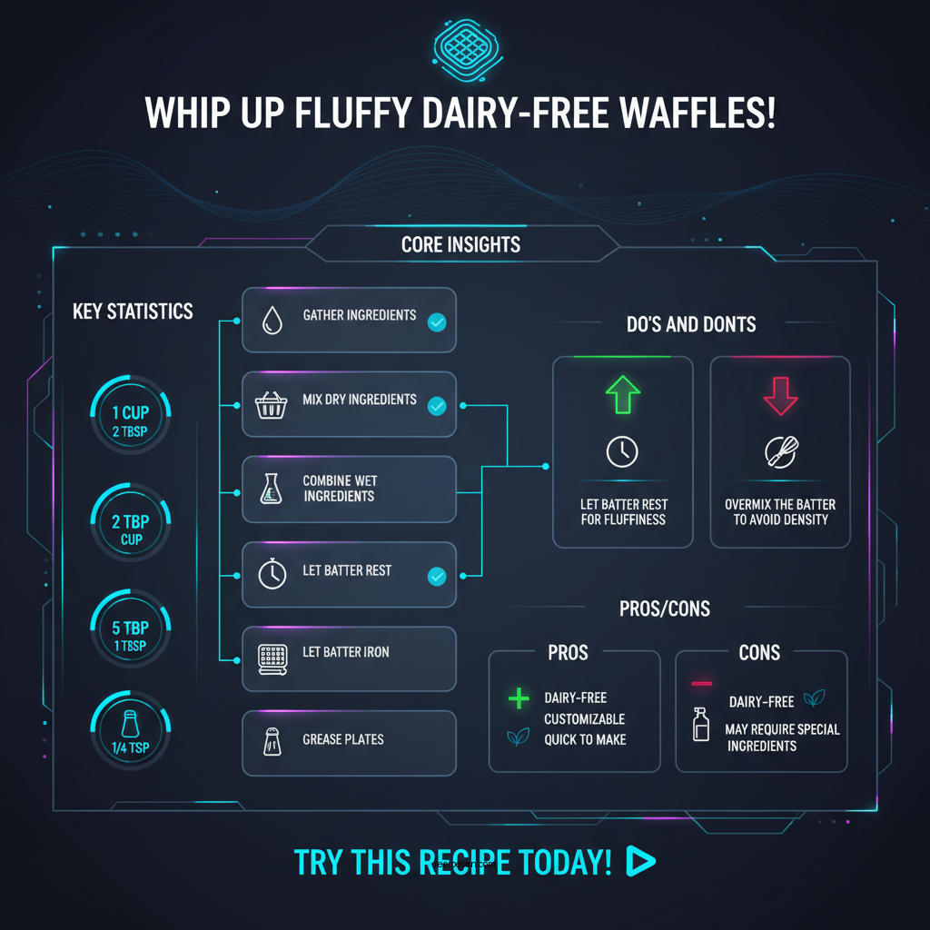 waffle dairy free recipe - Data Infographic and Statistics