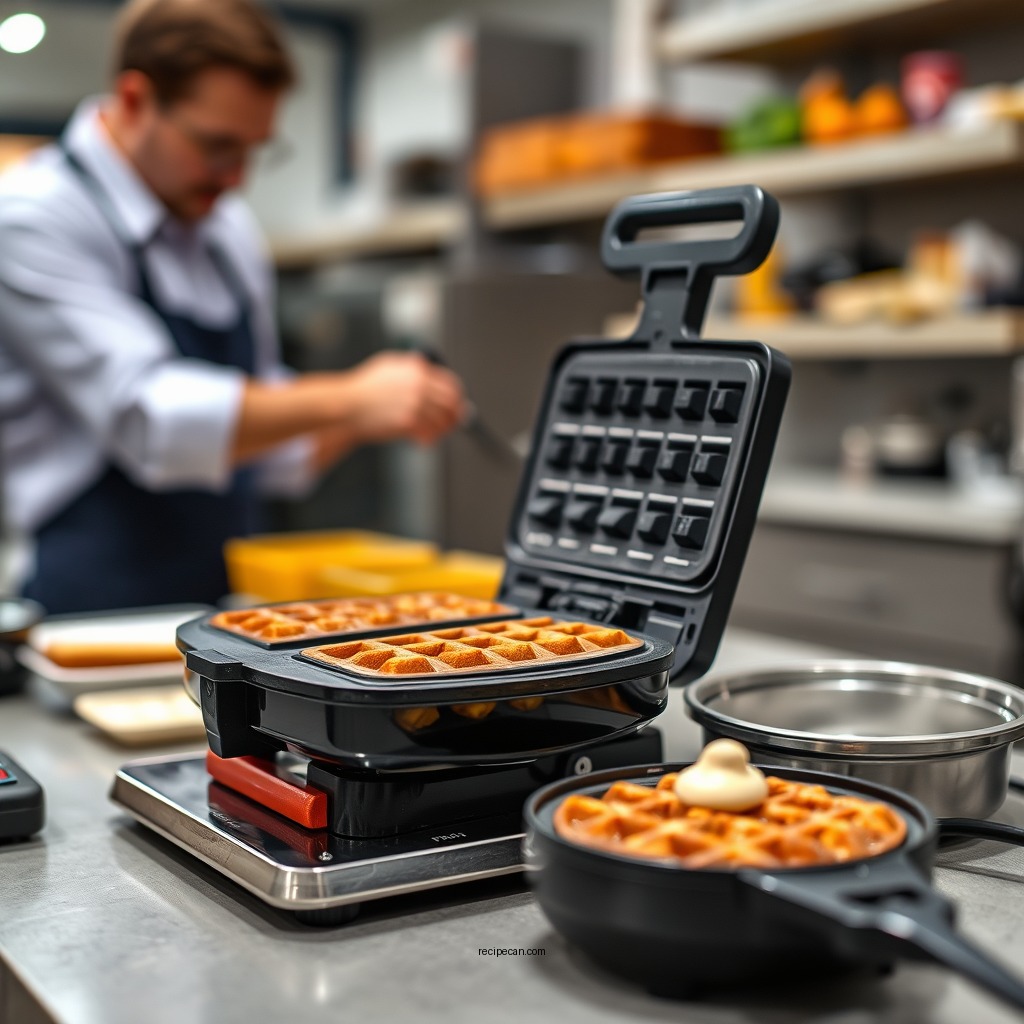 Prepping Your Waffle Iron - waffle dairy free recipe