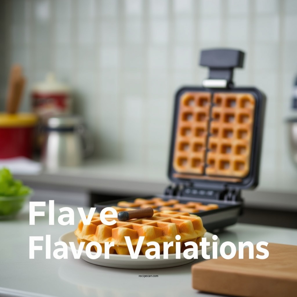 Flavor Variations - waffle machine recipe