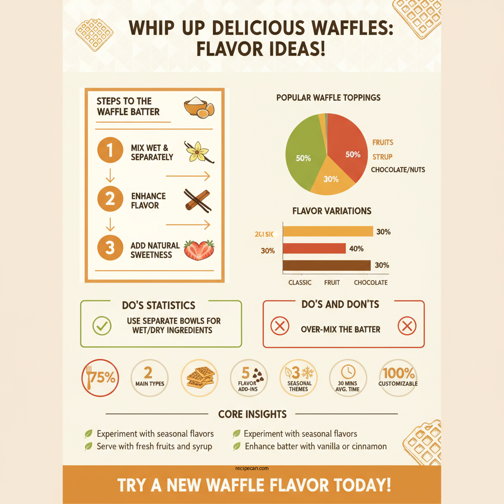 waffle machine recipe - Data Infographic and Statistics