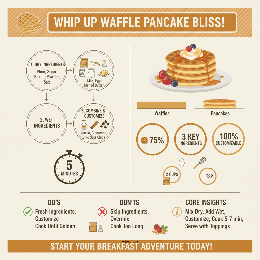 waffle pancake mix recipe - Data Infographic and Statistics