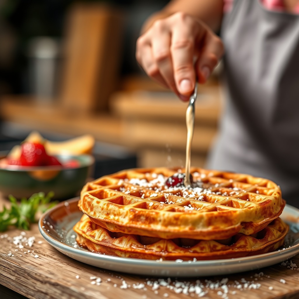 Step-by-Step Recipe Instructions - waffle pancake mix recipe