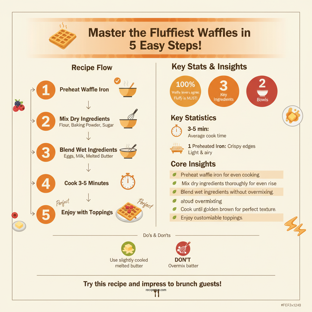 waffle recipe best - Data Infographic and Statistics