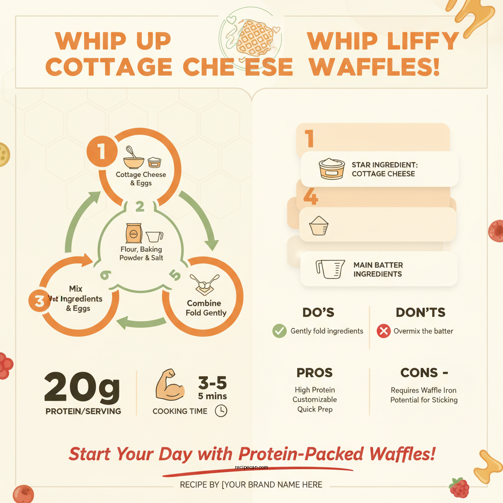 waffle recipe cottage cheese - Data Infographic and Statistics