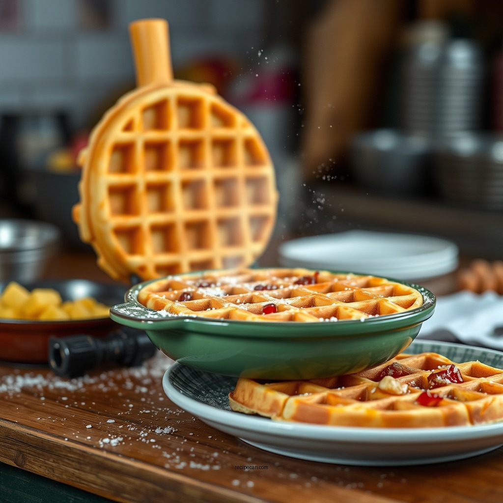 The Perfect Waffle Batter - waffle recipe crispy