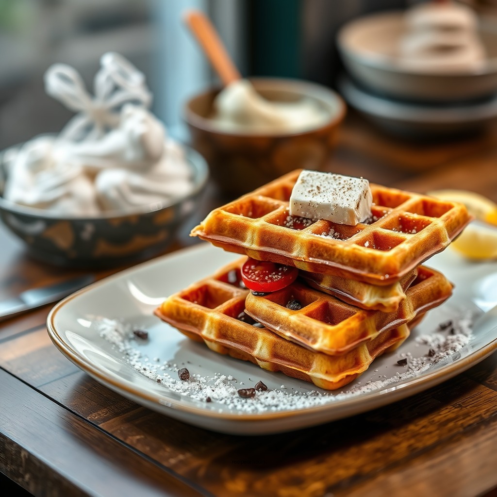 The Basic Waffle Recipe - waffle recipe from pancake mix