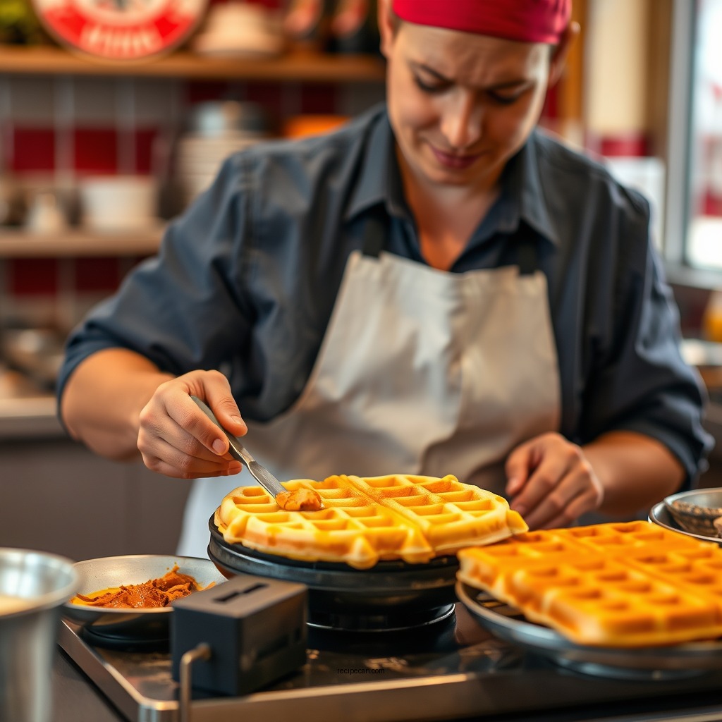 Step-by-Step Preparation - waffle recipe krusteaz