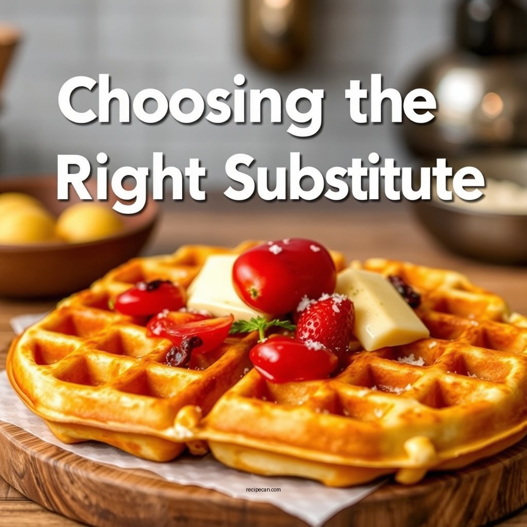 Choosing the Right Substitute - waffle recipe no butter