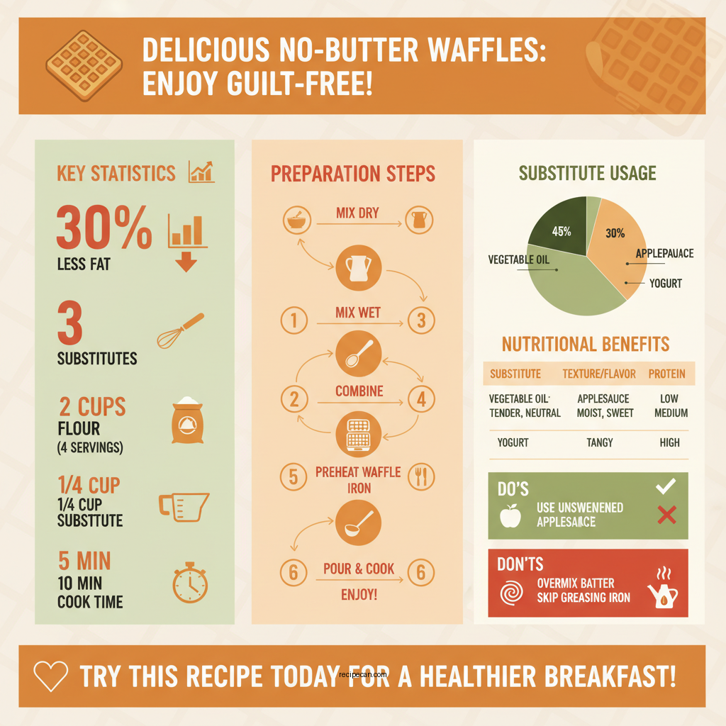 waffle recipe no butter - Data Infographic and Statistics