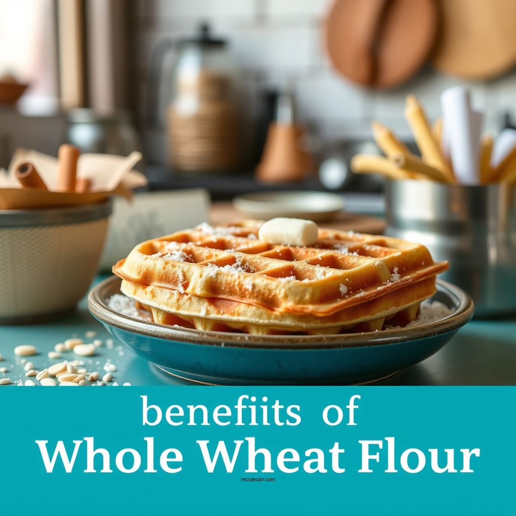 Benefits of Whole Wheat Flour - waffle recipe with whole wheat flour