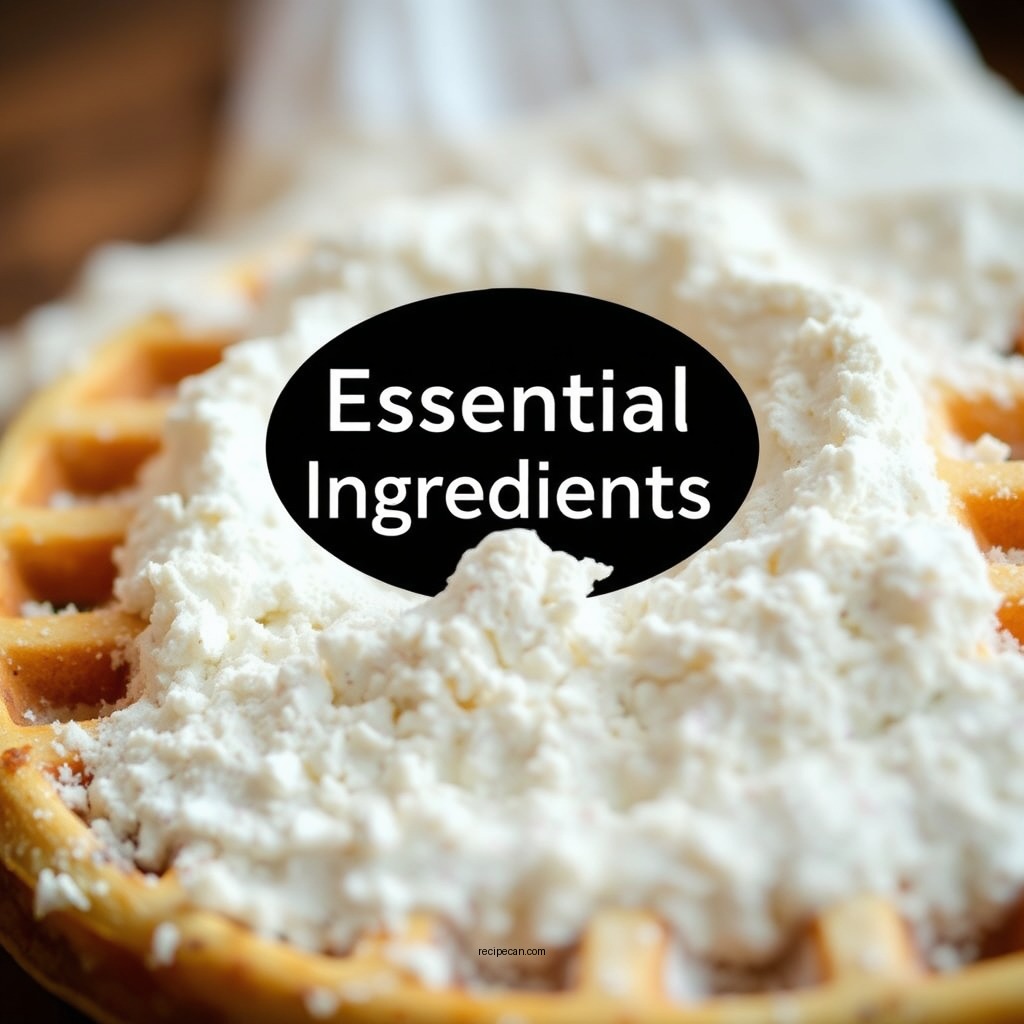 Essential Ingredients - waffle recipe with whole wheat flour