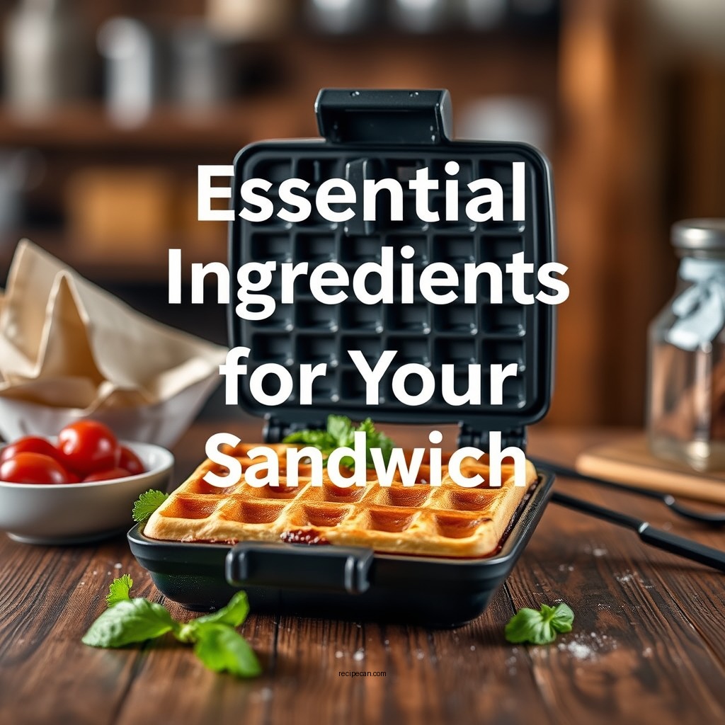 Essential Ingredients for Your Waffle Sandwich - waffle sandwich recipe