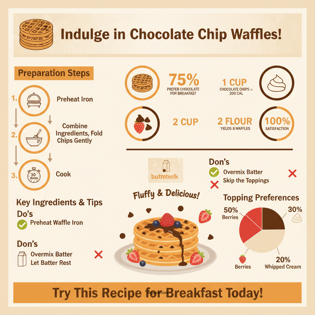waffles recipes - Data Infographic and Statistics